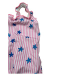 Saint Barth Costume Intero Bicolore con Fantasia A Righe per Neonata CLIO001NX BIANCO/ROSA SAINT BARTH 