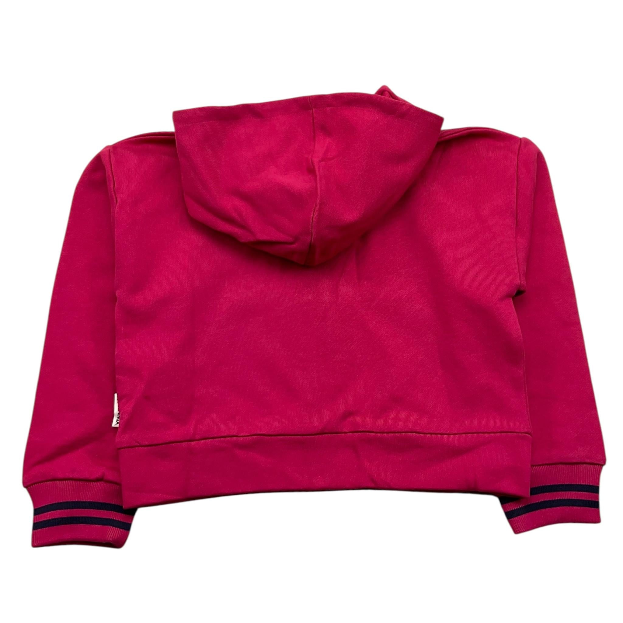 SUPERGA felpa con zip e cappuccio tinta unita Fuxia per Bambina SA109 FUXIA SUPERGA 