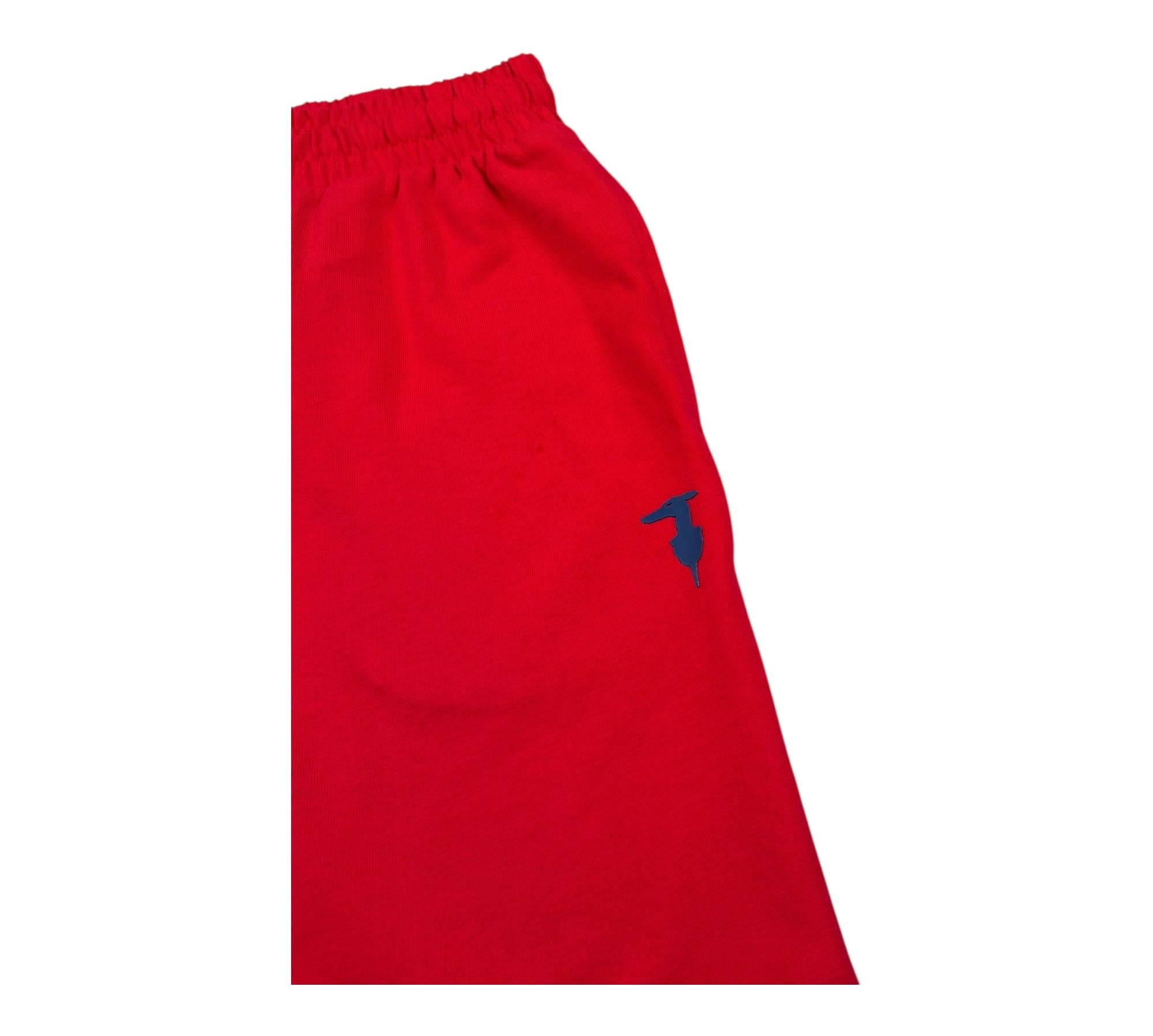 Trussardi Bermuda Tinta Unita con Elastico In Vita per Bambino TBP26008BE ROSSO TRUSSARDI 