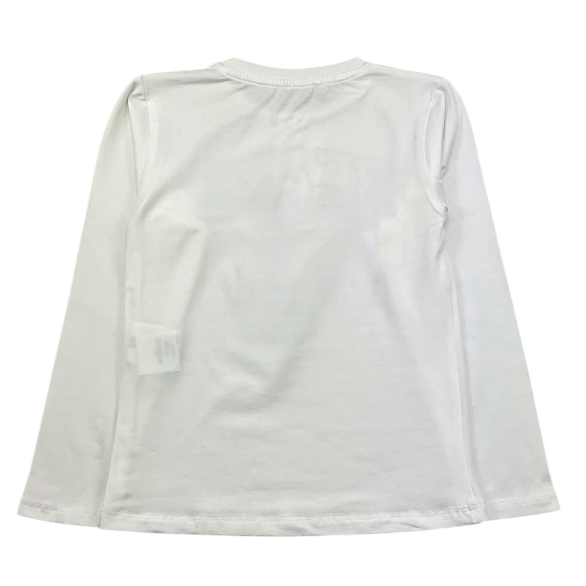 U+è BY MISS GRANT shirt girocollo tinta unita con stampa in contrasto Bianco per Bambina UE1619 BIANCO U+è BY MISS GRANT 