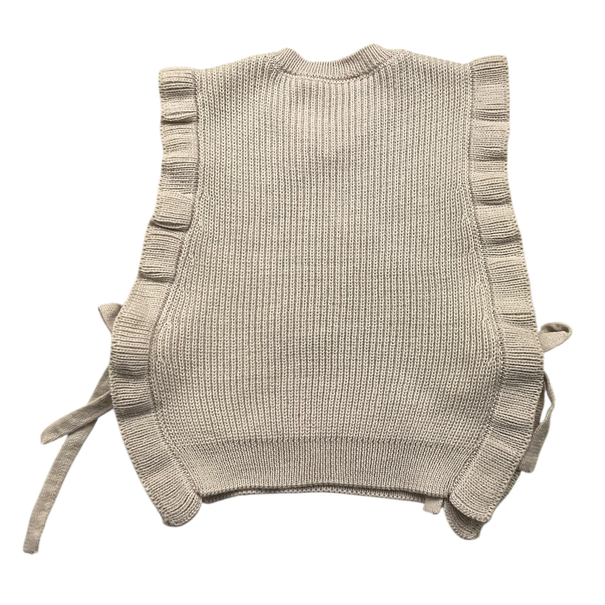 BARCELLINO gilet tinta unita Beige per Neonata 116222 BEIGE BARCELLINO 