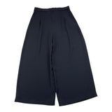 Alice Pi Pantalone A Palazzo Tinta Unita con Elastico In Vita Nero per Bambina