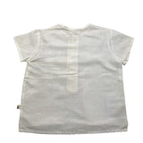 @Madilly T-Shirt Tinta Unita Girocollo Bianco Per Bambino