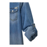 Guess Camicia In Denim Tinta Unita Manica Lunga per Bambino L5RH05D5K80 AZZURRO GUESS 