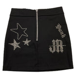 JOHN RICHMOND gonna tinta unita con brillantini Nero per Bambina RGA25239GO NERO JOHN RICHMOND 