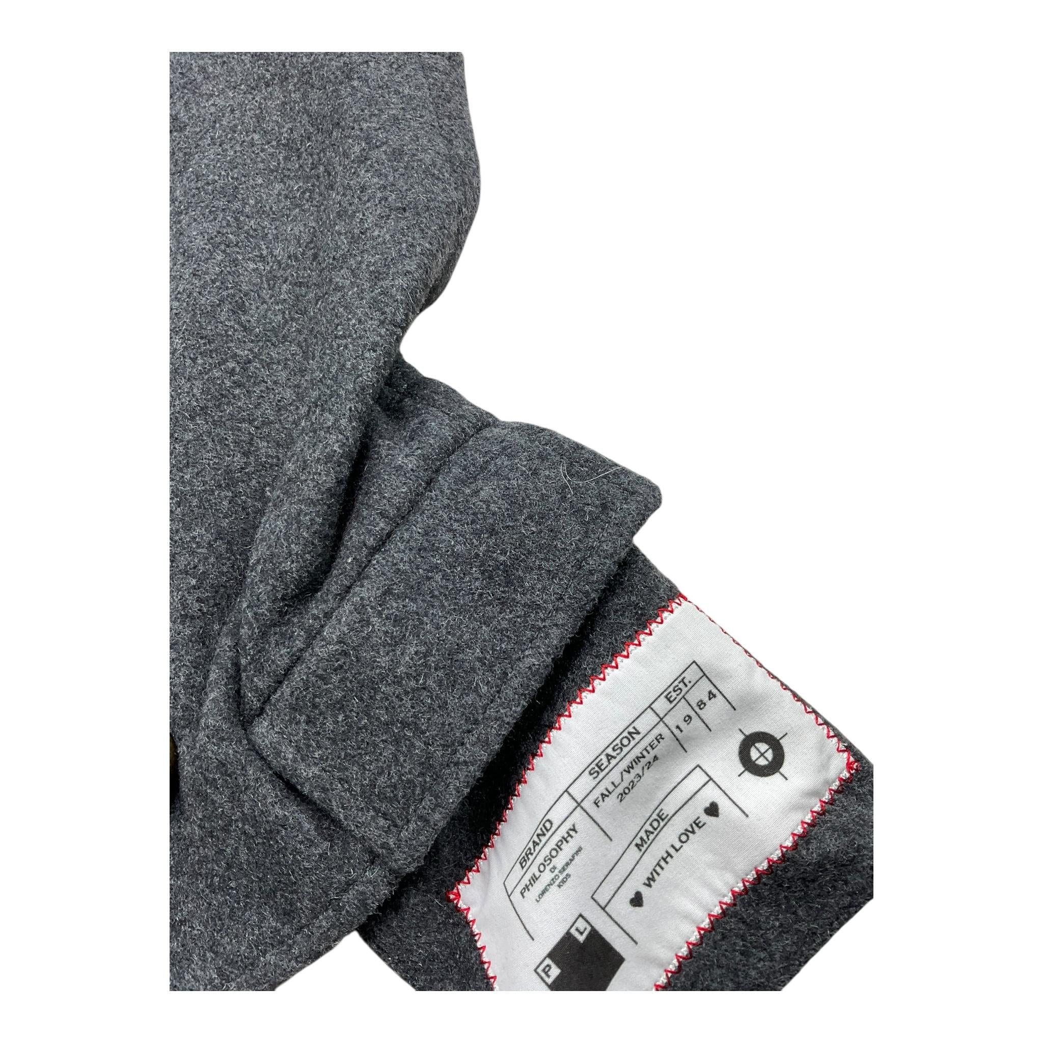 PHILOSOPHY giacca modello smanicato tinta unita Grigio per Bambina PFGL009 GRIGIO PHILOSOPHY 