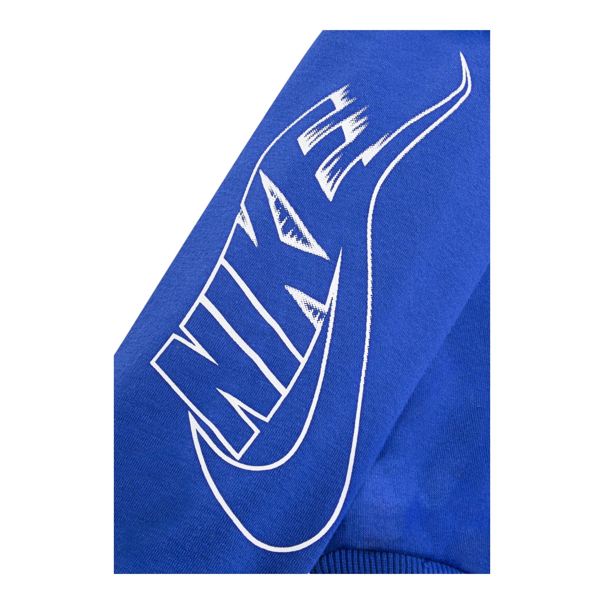 Nike Completo 2 Pezzi Felpa-Pantalone Tinta Unita per Neonato 66M727 BLU NIKE 