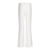 Fun & Fun Pantalone Tinta Unita Modello Zampa per Bambina FNJOT17060 BIANCO FUN & FUN 