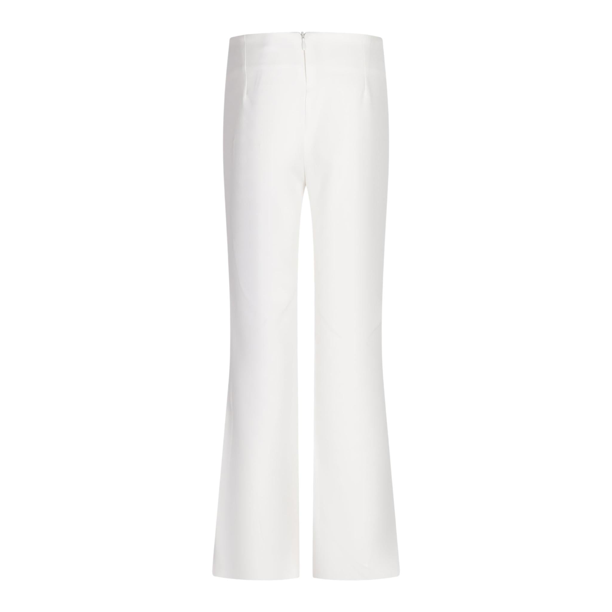 Fun & Fun Pantalone Tinta Unita Modello Zampa per Bambina FNJOT17060 BIANCO FUN & FUN 