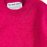 SAINT BARTH maglia girocollo tinta unita  Fuxia per Neonata LYL001N FUXIA SAINT BARTH 
