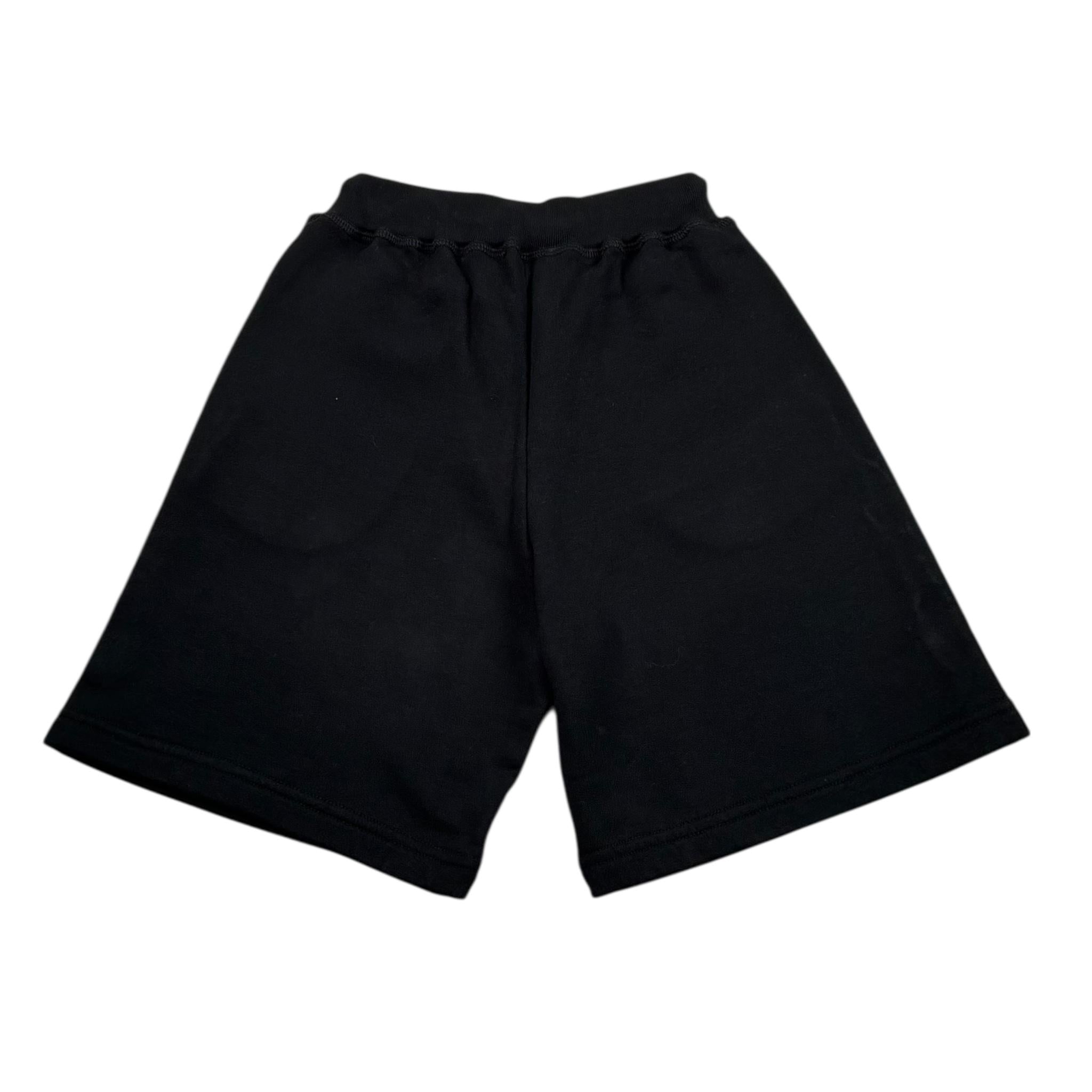 Dsquared2 Bermuda Tuta Tinta Unita con Logo per Bambino DQ1412 NERO DSQUARED2 