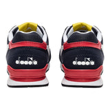 Diadora Sneakers Tricolore con Lacci Blu per Bambino