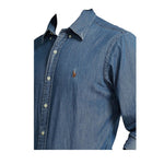 Ralph Lauren Camicia Manica Lunga In Denim per Bambino 323713843001 BLU RALPH LAUREN 