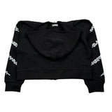 Blauer Felpa con Zip E Cappuccio Tinta Unita con Stampe per Bambina 25SBLGF02547 NERO BLAUER 