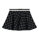 Elisabetta Franchi Gonna Tinta Unita con Elastico In Vita per Bambina EFG185 NERO ELISABETTA FRANCHI 