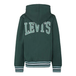 LEVI'S felpa con zip e cappuccio tinta unita con logo Verde per Bambino 8EL158 VERDE LEVI'S 