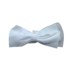 Le Bebe' Fascia Tinta Unita con Fiocco per Neonata LBG6408 BIANCO LE BEBE' 