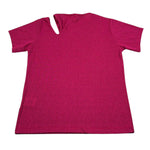 Vicolo T-Shirt tinta unita Brillantinata Fuxia per Bambina 3146M00124 FUXIA VICOLO 