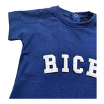 John Richmond T-Shirt Girocollo Tinta Unita con Logo per Neonato RIP26017TS BLU JOHN RICHMOND 