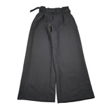 Lu Lu By Miss Grant Pantalone tinta unita Modello A Palazzo Nero per Bambina LL3519 NERO LU LU BY MISS GRANT 