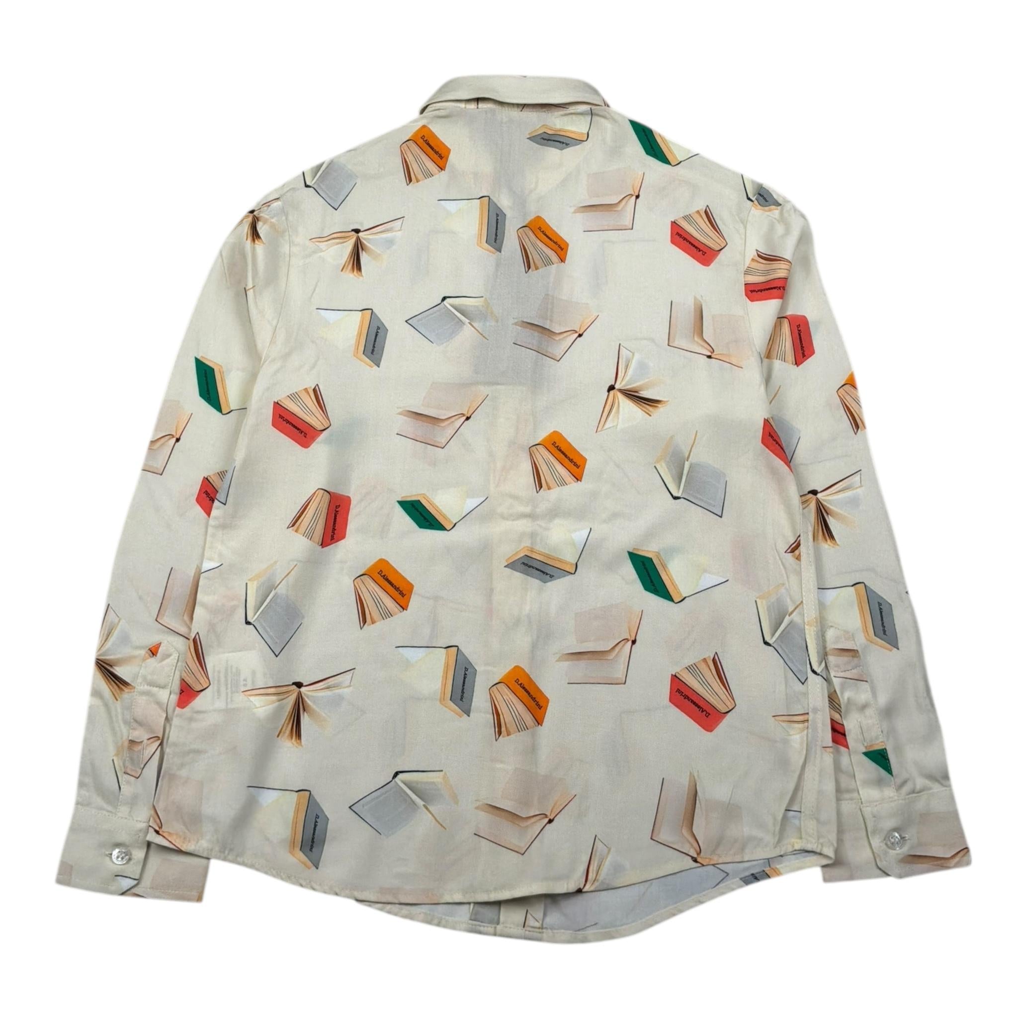 Daniele Alessandrini Camicia Manica Lunga Tinta Unita con Stampe per Bambino 1235C00312 BEIGE DANIELE ALESSANDRINI 