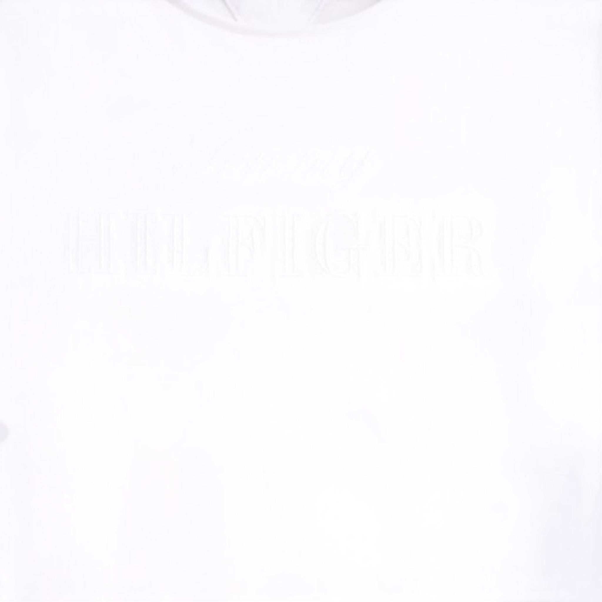 Tommy Hilfiger T-Shirt Tinta Unita con Stampa per Bambina KG0KG08550 BIANCO TOMMY HILFIGER 