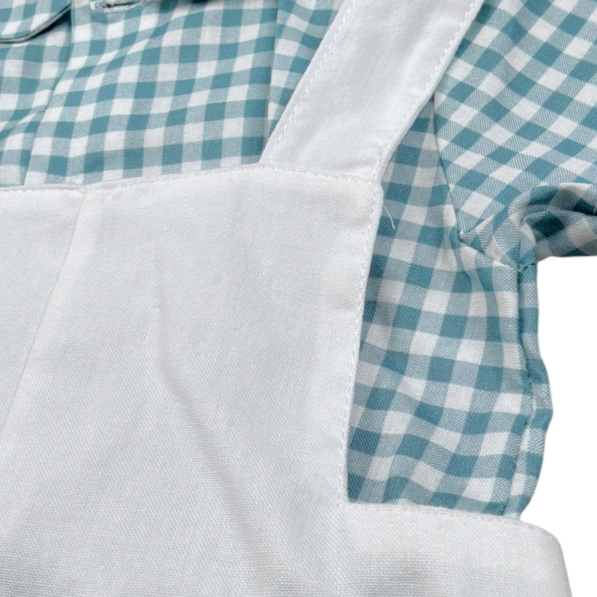 Babidu Completo 2 Pezzi Camicia-Salopette per Neonato 40406 BAINCO/VERDE BABIDU 