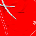 Saint Barth Costume Tinta Unita  per Bambino PATMOS ROSSO SAINT BARTH 