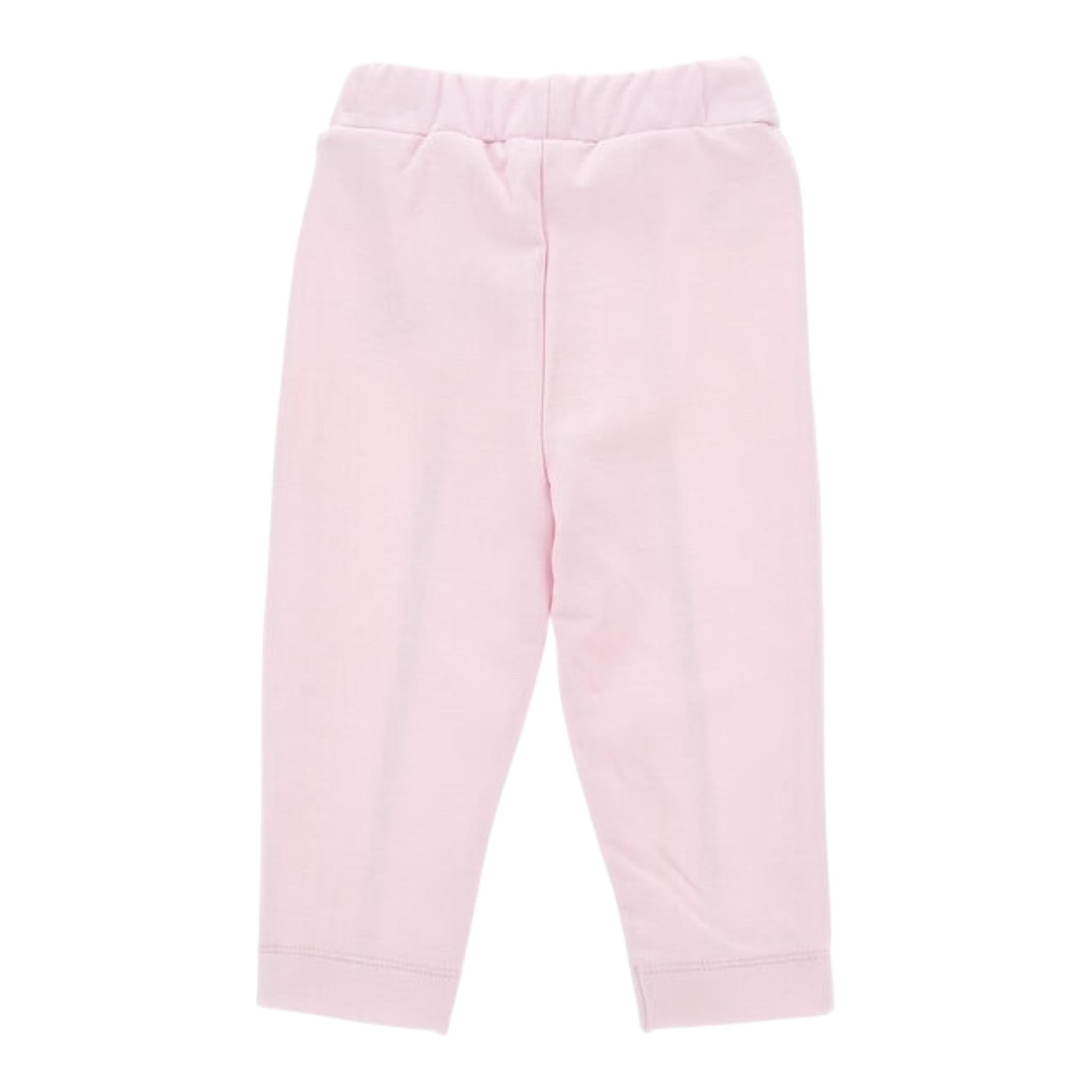 MONNALISA leggins tinta unita con profili in contrasto Rosa per Neonata 37D405 ROSA MONNALISA 