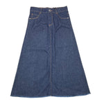 JOHN RICHMOND gonna in denim lunga tinta unita Blu per Bambina RGA25018GO BLU JOHN RICHMOND 