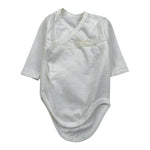 Calamaro Body Tinta Unita Manica Lunga per Neonata EIEIIEJ PANNA CALAMARO 