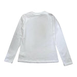 MARC ELLIS shirt girocollo tinta unita con stampa Bianco per Bambina JMJTS15498 BIANCO MARC ELLIS 