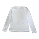 MARC ELLIS shirt girocollo tinta unita con stampa Bianco per Bambina JMJTS15498 BIANCO MARC ELLIS 