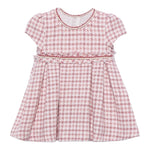 ABEL & LULA abito mezza manica bicolore con fantasia astratta Bianco/rosa per Bambina 5503 BIANCO/ROSA ABEL & LULA 