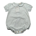 Wedoble Pagliaccetto Mezza Manica Fantasia A Righe per Neonato V2404716R BIANCO WEDOBLE 