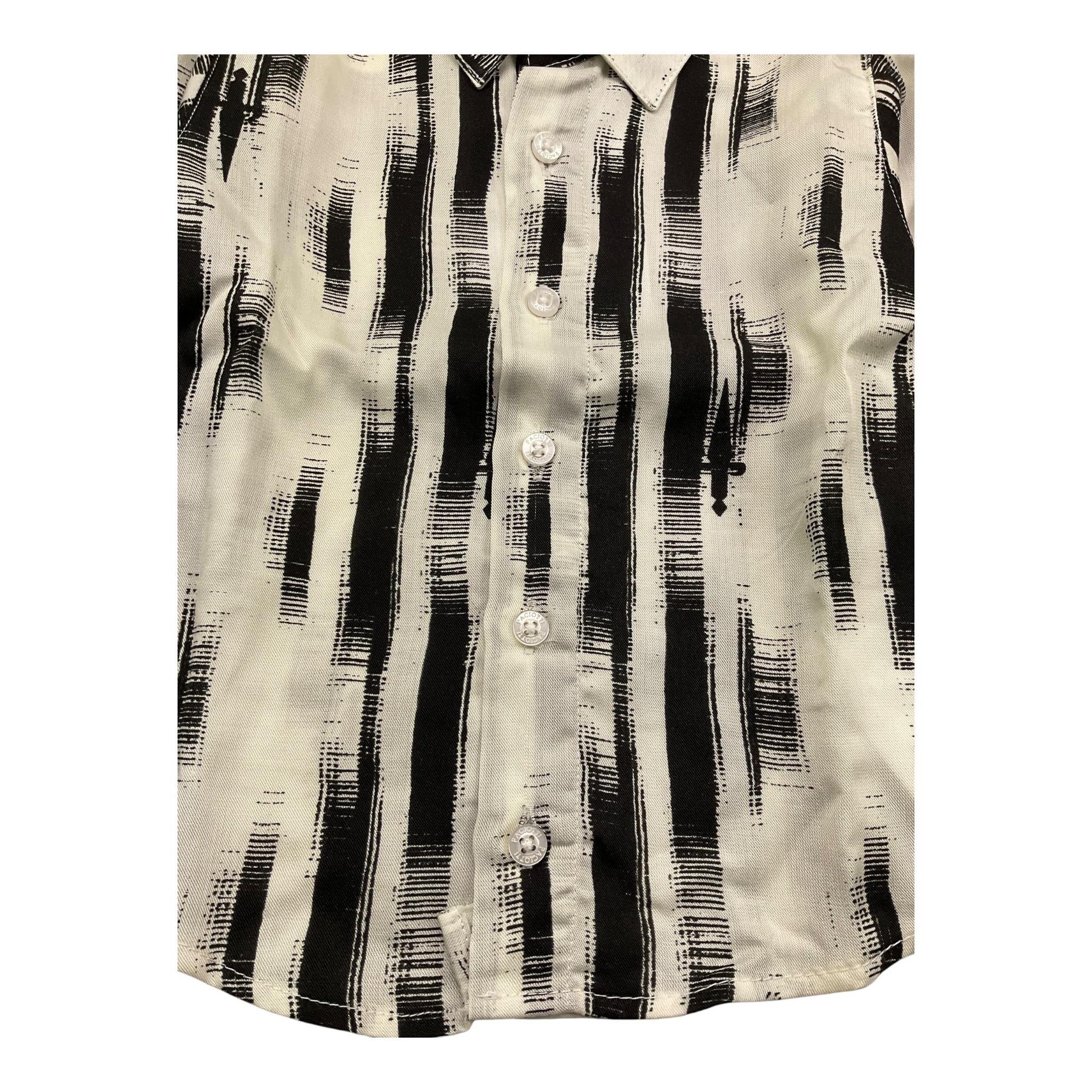 Cesare Paciotti Camicia Manica Lunga Bicolore per Neonato CMP5163B PANNA CESARE PACIOTTI 