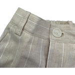 Manuel & Frank Bermuda Tinta Unita con Girovita Regolabile per Bambino MF2314B BEIGE MANUEL & FRANK 