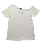 Dixie T-Shirt Scollo A Barca Tinta Unita per Bambina MB96072G74 BIANCO DIXIE 