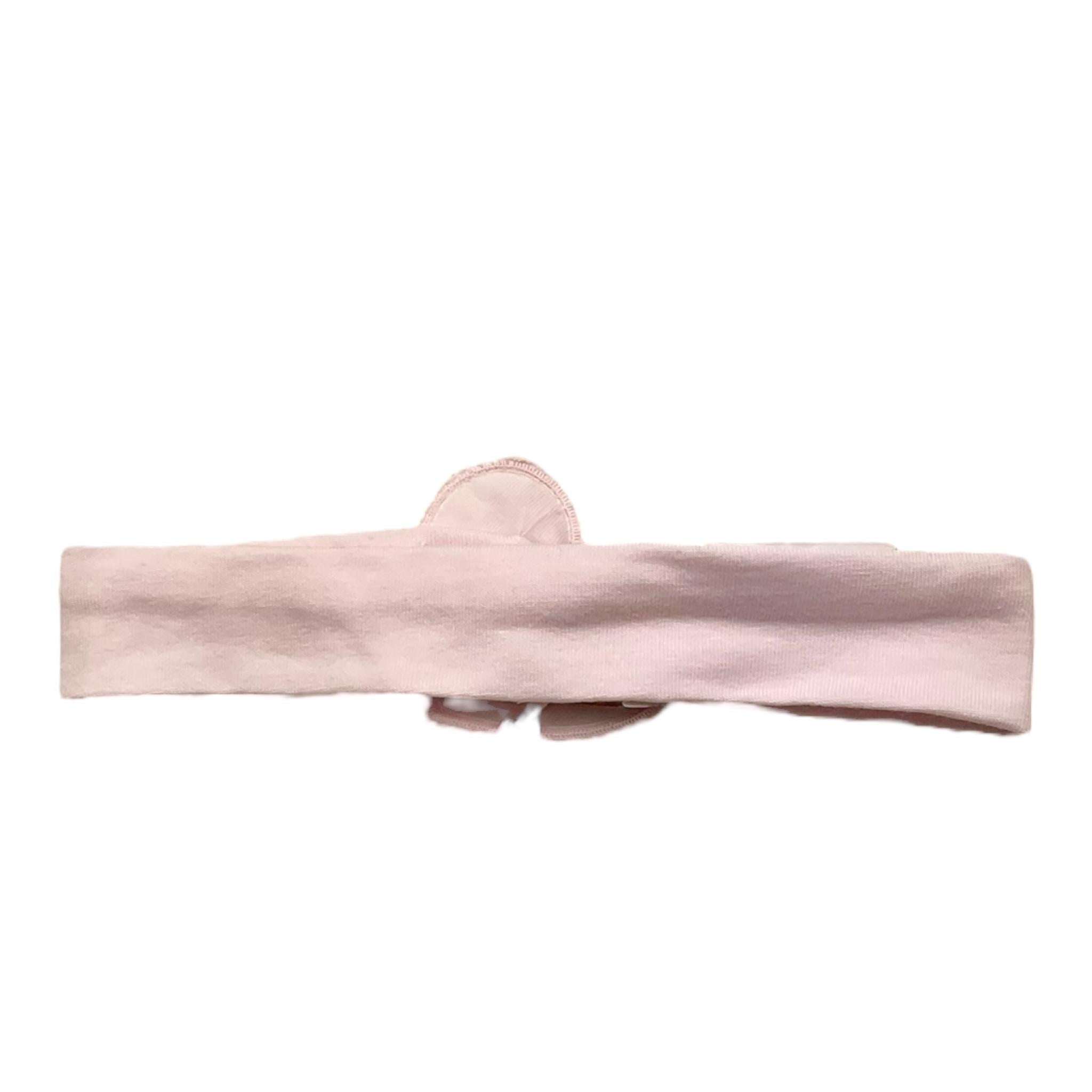 Le Bebe' Fascia Tinta Unita con Brillantini per Neonata LBG5845 ROSA LE BEBE' 