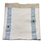 I Delfi Coperta Tinta Unita con Fantasia per Neonato 25P5235 BIANCO I DELFI 