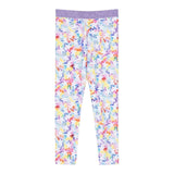 Stella Mccartney Leggins Stampa Fantasia con Elastico In Vita Glitterato Multicolor per Bambina