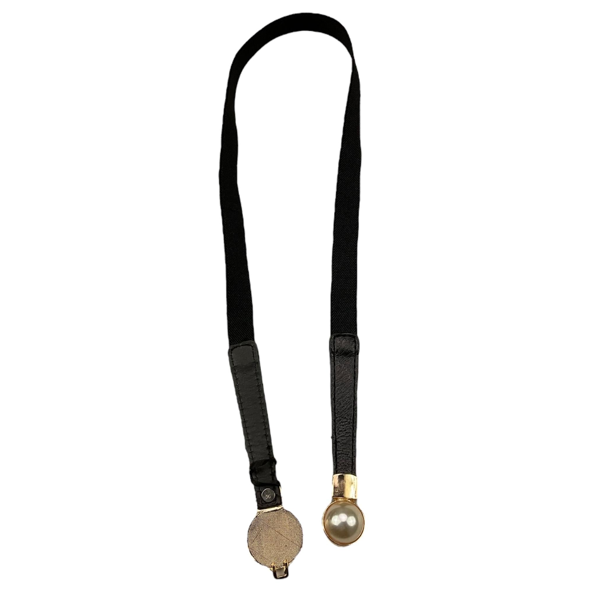 FUN & FUN cintura tinta unita con perla Nero per Bambina FCJAC00066 NERO FUN & FUN 