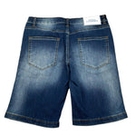 Daniele Alessandrini Bermuda In Denim Tinta Unita con 5 Tasche per Bambino 1236SD00026 BLU DANIELE ALESSANDRINI 