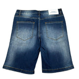 Daniele Alessandrini Bermuda In Denim Tinta Unita con 5 Tasche per Bambino 1236SD00026 BLU DANIELE ALESSANDRINI 