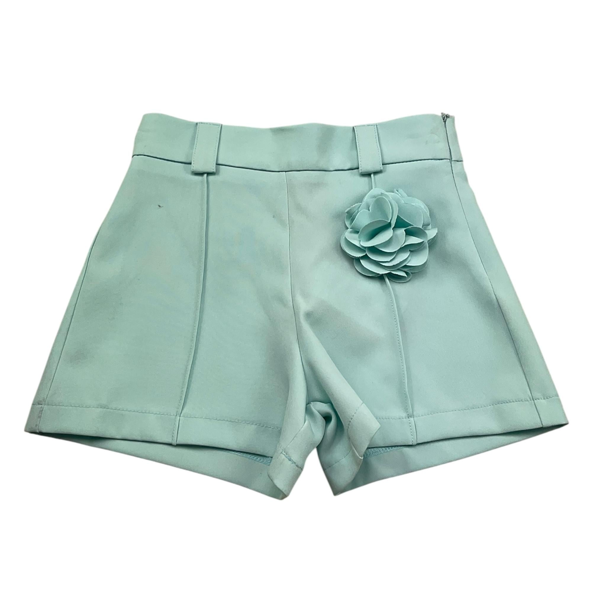 Petit Posh Short Tina Unita con Applicazione per Bambina GFBS25066SH VERDE ACQUA PETIT POSH 