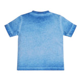Guess T-Shirt Gircollo Tinta Unita con Stampa per Neonato N2GI17K5HM20 BLU GUESS 