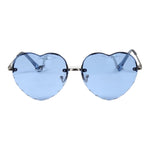 Monnalisa Occhiali Da Sole Forma Cuore per Bambina 19E070 BLU MONNALISA 