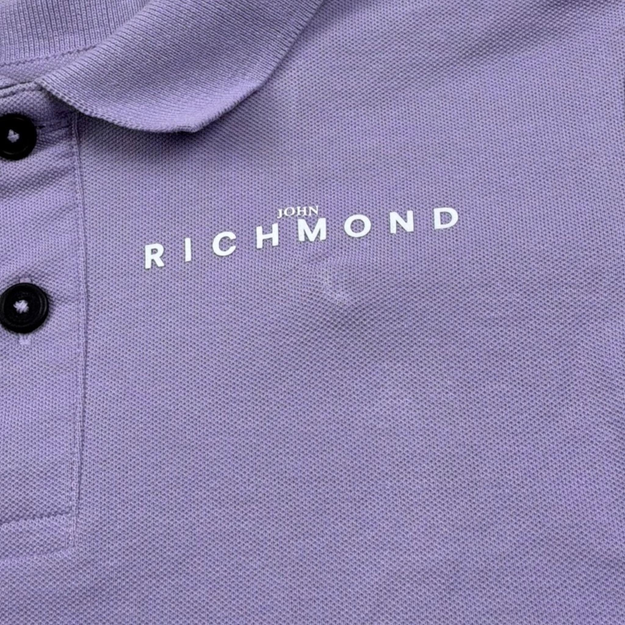 John Richmond Completo 2 Pezzi Polo-Short Bicolore per Bambina RGP26028CE BIANCO/LILLA JOHN RICHMOND 