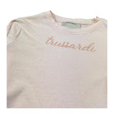Trussardi Shirt Girocollo Tinta Unita con Logo per Bambina TGP26013TS ROSA TRUSSARDI 