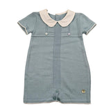 Paz Rodriguez Pagliaccetto Mezza Manica Tinta Unita per Neonato 005121701 AZZURRO PAZ RODRIGUEZ 